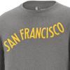 Nike City Edition 2023/24 Season Golden State Warriors Letter Print Crew Neck Long Sleeve T-Shirt Men Tops Gray FN1106-063