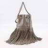 J&M Davidson Fringe Carnival Studs Handbag LMNC 1XX SCNP 951S 2WAYShoulder Gurege Leather Women Used