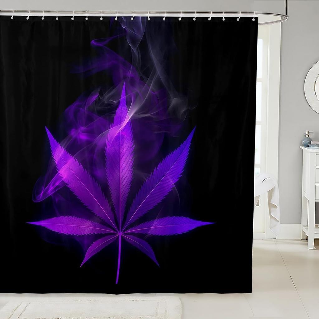 Shark Shower Curtain, 3D Shark Bath Curtain, Sea Animals Bathtub Shower Curtain Ocean Sea Wave Shower Stall Curtain Blue White