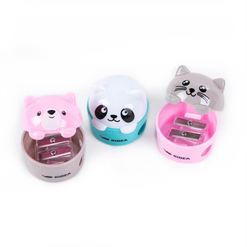 Kidea D Double Sharpener with Colorful Animals Joy In