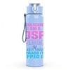 1PC DSP Mom Protective Text 750ml Color Plastic Sports Water Bottle Leakproof Flip Straw Lid Suitable for Sports Office Home Use