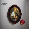 Waterproof Wear Resistant Fridge Decals Halloween Ghost Refrigerator Magnet, Retro Gothic Magnets, Oval Picture Spooky Pumpkin Ornaments Frame