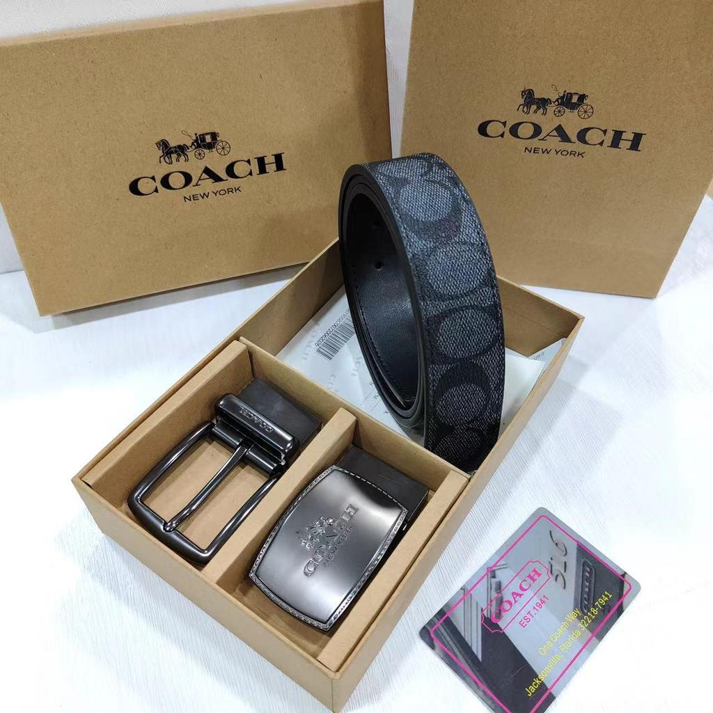 Cinturón de Cuero Clásico de Doble Cara para Hombre - Estilo Versátil para Negocios y Casual