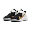 Nike Team Hustle D 10 FlyEase DD7302-002 Black White Gold Kids Basketball Shoes