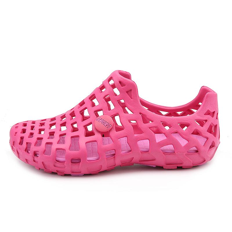 Hole Shoes Men'S Trend Outdoor Non-Slip Breathable Internet Celebrity Sandals Sports Wading Beach Shoes Men