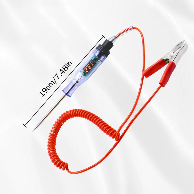 3V To 120V Digital Display Voltage Circuit Tester Multifunction Car Diagnostic Probe Test Pen Electric Measuring Pen Repair To