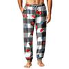 Heren Kerstprint Thermische Pyjamabroek voor Herfst Winter