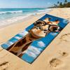 Handtuch Für Draußen Cartoon Camping Strandhandtuch Super Saugfähig Schnell Trocknend Tier Giraffe Sommer Handtuch