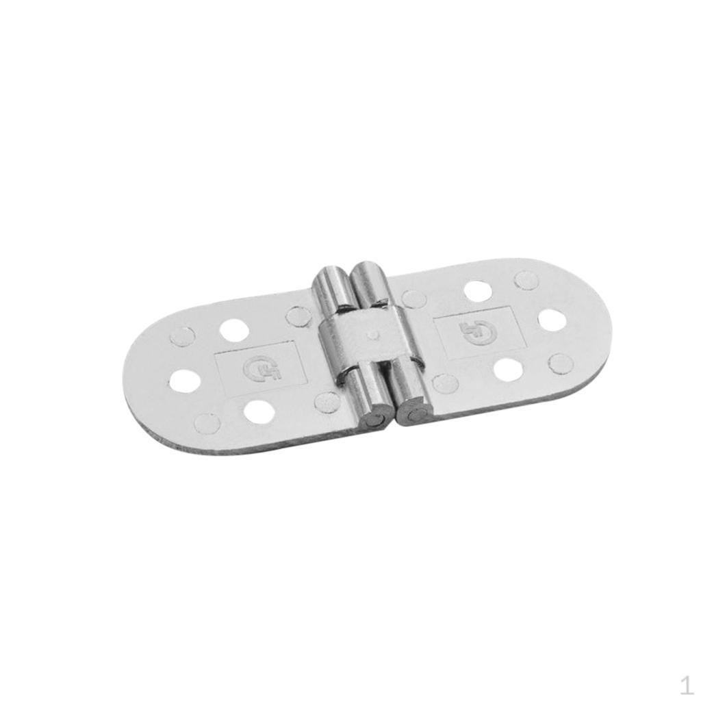 

2 Pieces / Package Invisible Mount Stainless Steel Wardrobe Closet Blind Hinge серебряный