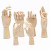 Right Left Wooden Hand Model Sketching Drawing Jointed Movable Fingers Mannequin