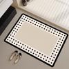 Household Wear-resistant Anti Slip Bathroom Foot Mat Absorbent Quick Drying Bathroom Floor Mat
