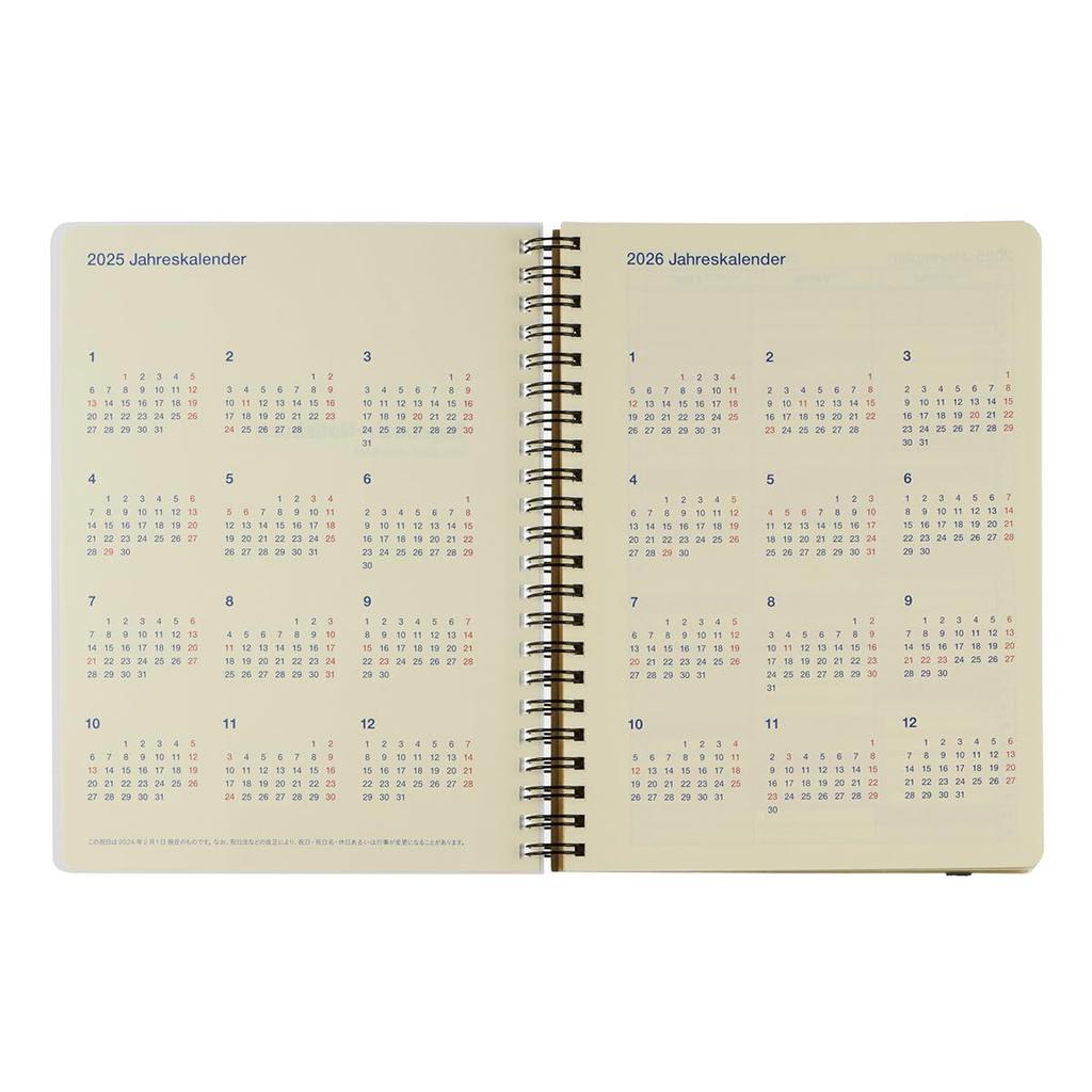 [Delfonics Planner 2025-2026 Edition / Starting March 2025] Rollbahn Diary Montagne A5 Monthly Planner (C)