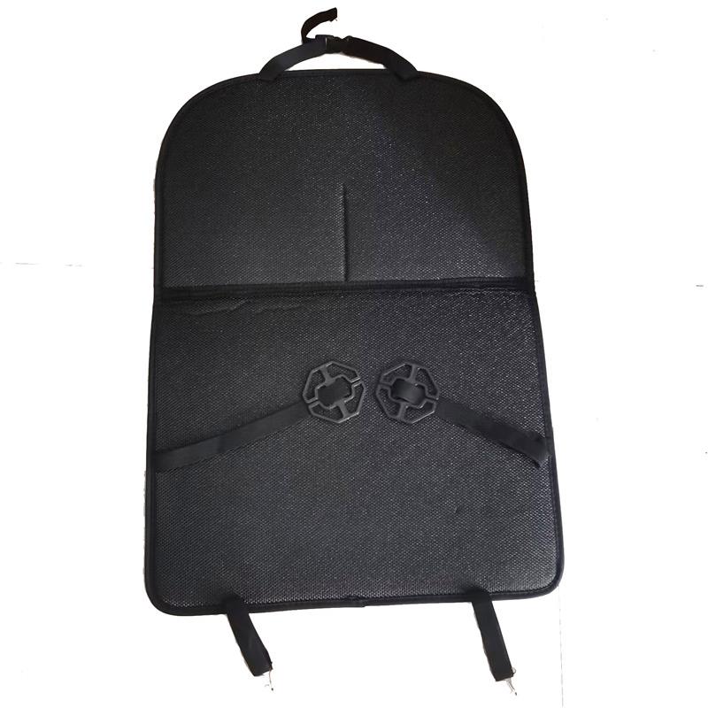 Almofada anti-chutes para carro com bolso organizador couro universal capa protetora de couro para banco traseiro à prova d'água tapetes para chutes de criança