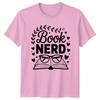 Book Nerd TShirt Reading Bookworm Literature Hobby