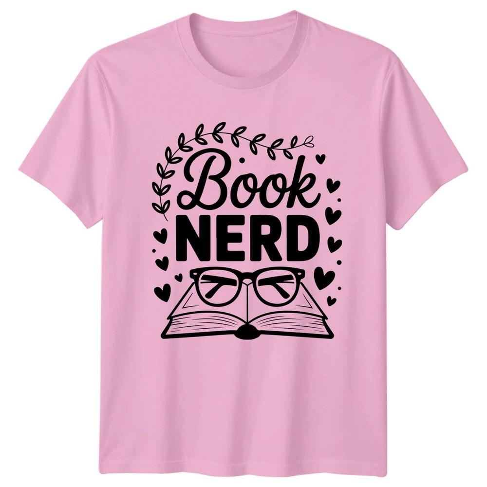 Book Nerd TShirt Reading Bookworm Literature Hobby