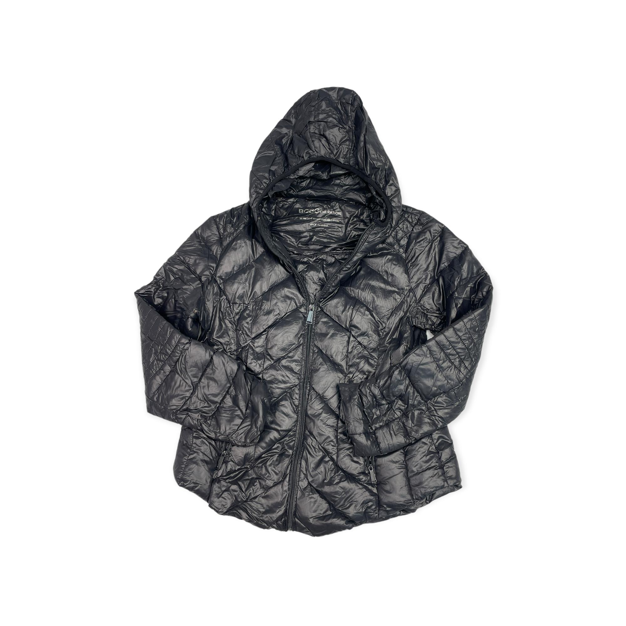 

BCBGENERATION Women s Quilted Black Hood L - Used