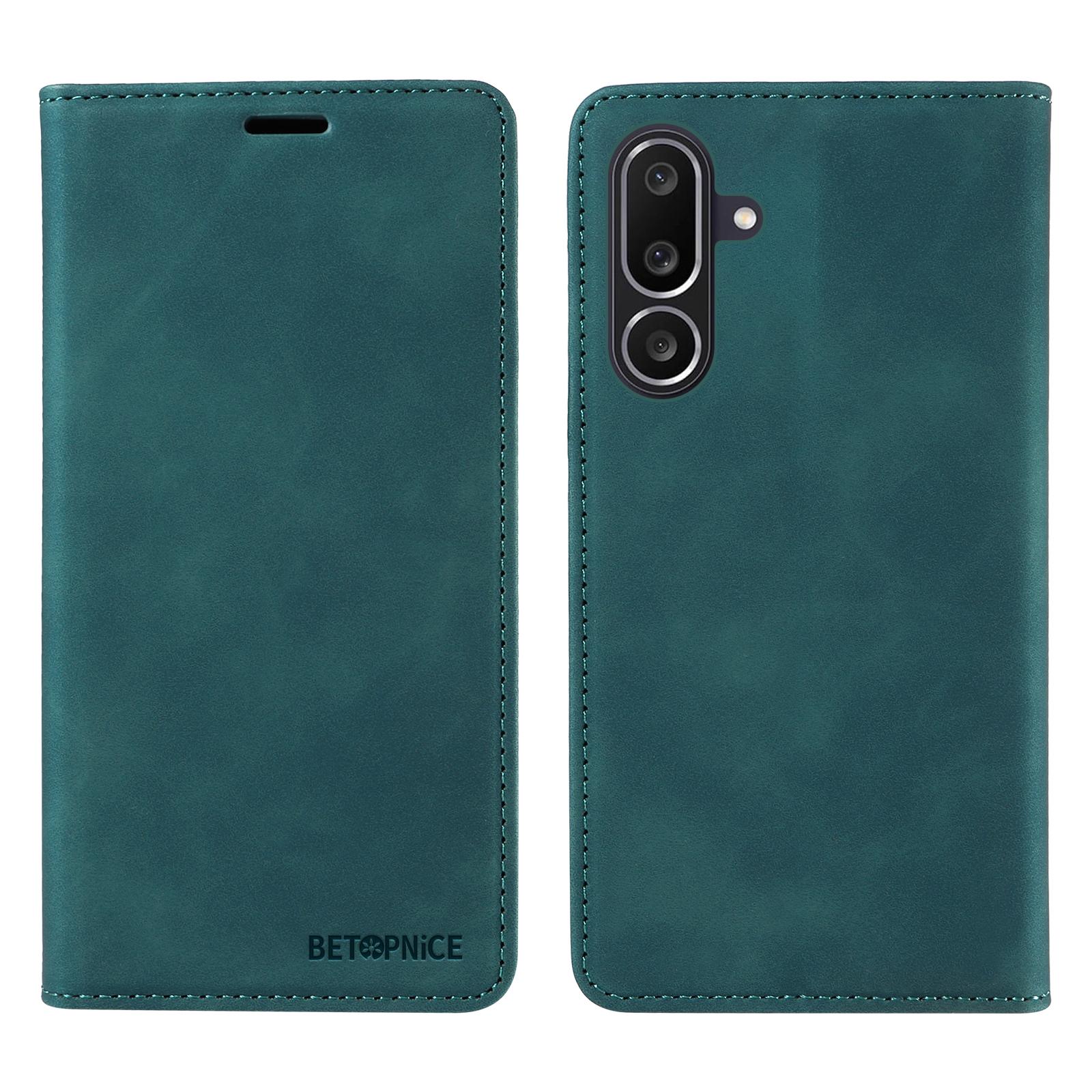 

Чехол для Samsung Galaxy M56 5G BETOPNICE Магнитная застежка Блокировка RFID Кошелек Подставка Кожаный чехол для телефона E