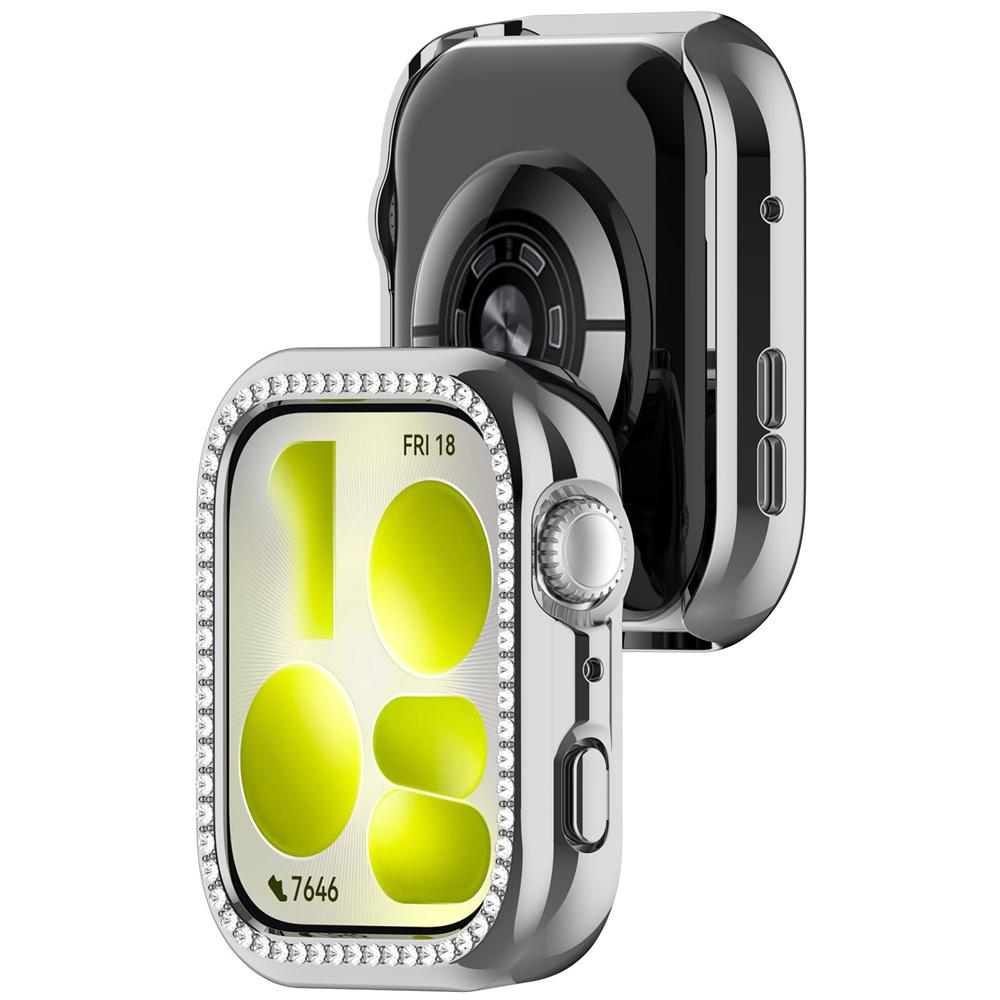 Bling PC Case for Huawei Watch Fit 5 / 5 pro Diamond Crystal Protective for Huawei Watch Fit 5 / 5 pro WatchProtector Band