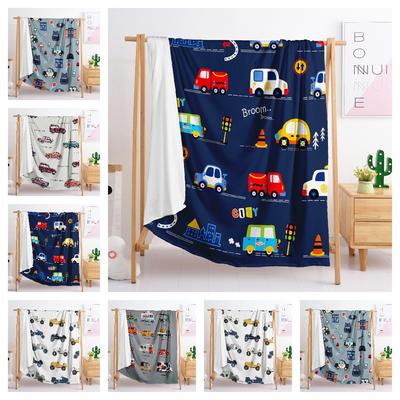 Blanket Flannel Blanket Illustration Car 3D Digital Printing Blanket Blanket