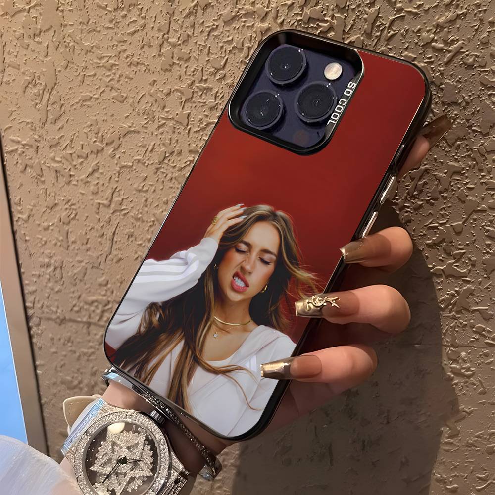 Tate Mcrae So Close To What För iPhone 17,16,15,14,13,12,11,Mini,Pro,E,SE4,XS,MAX Svart Godis Matt Fodral