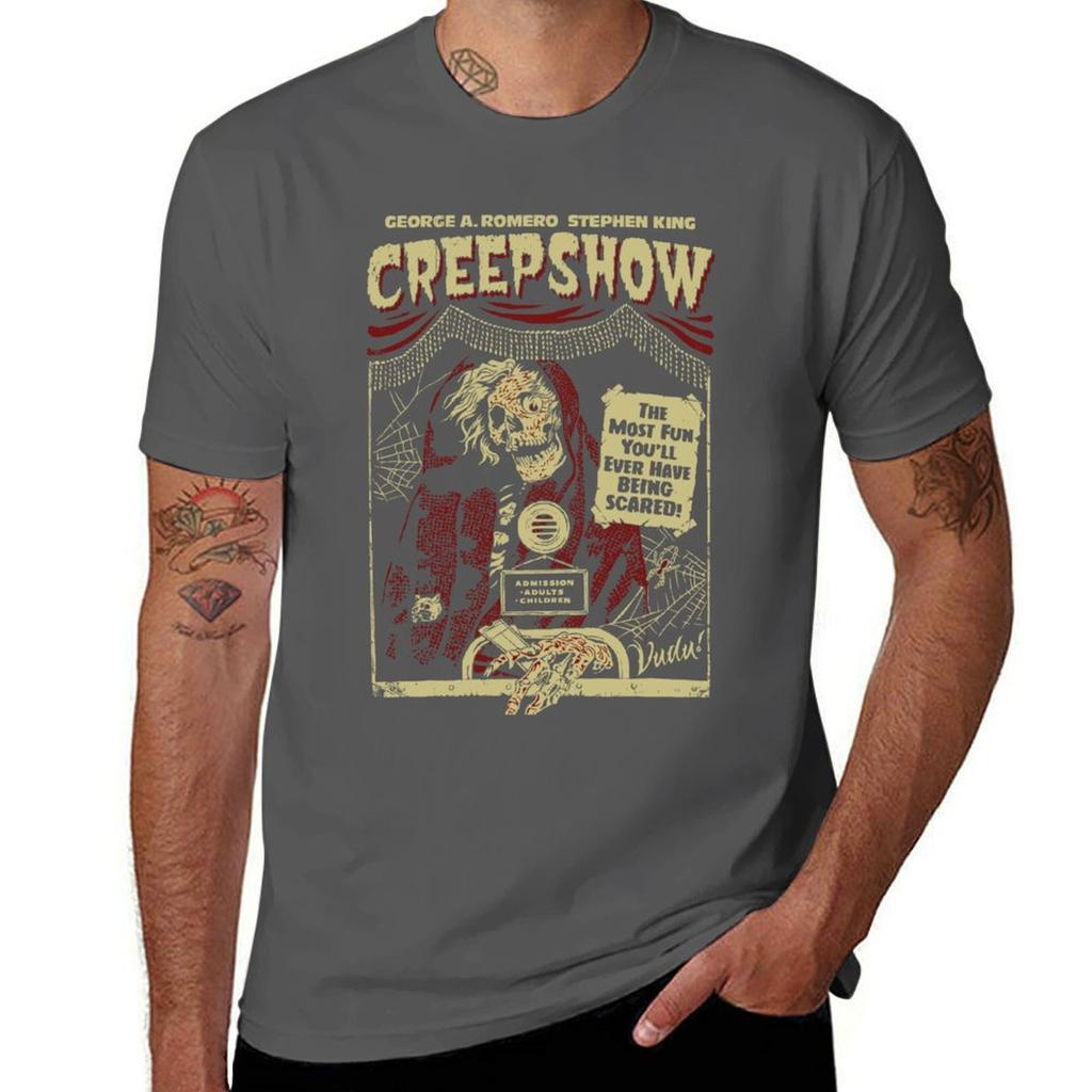Creepshow Tshirt quickdrying graphics summer clothes oversized mens funny t shirts