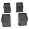 4pcs Stackable Furniture and Bed Risers Anti Slip Rubber Pad Lifts Up Riser for Sofa Bed Chair