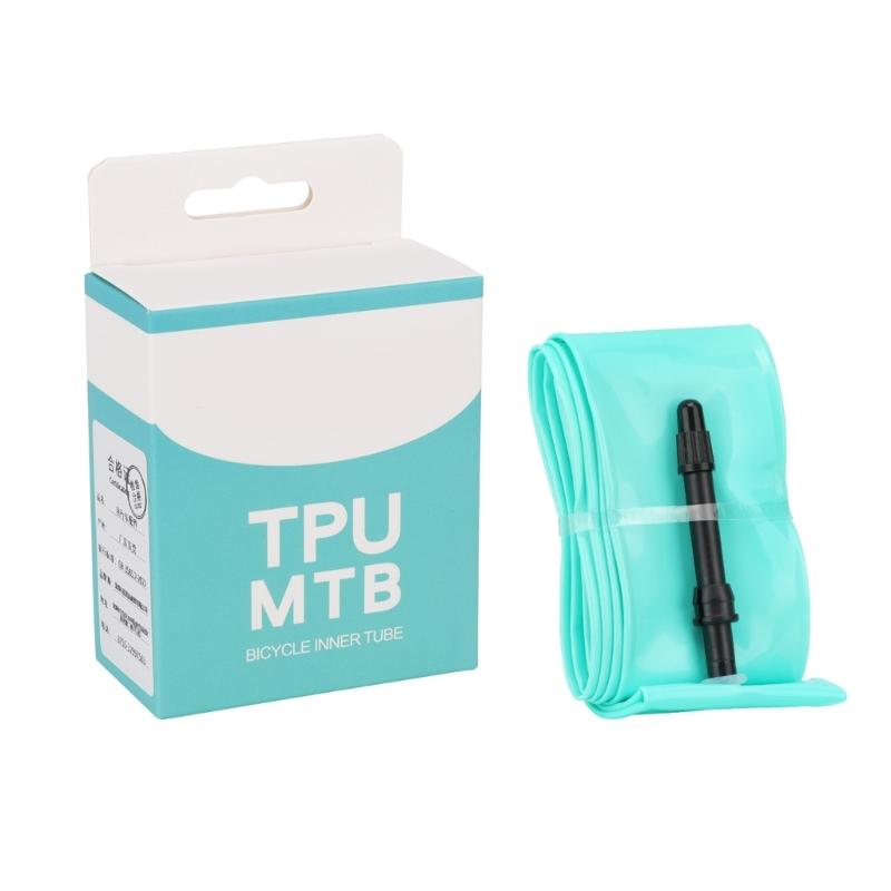 Light Weight Bike Replacement TPU Inner Tube Tear Resistant Bike Interior Tire Tube for Mountain Bikes and Road Bikes