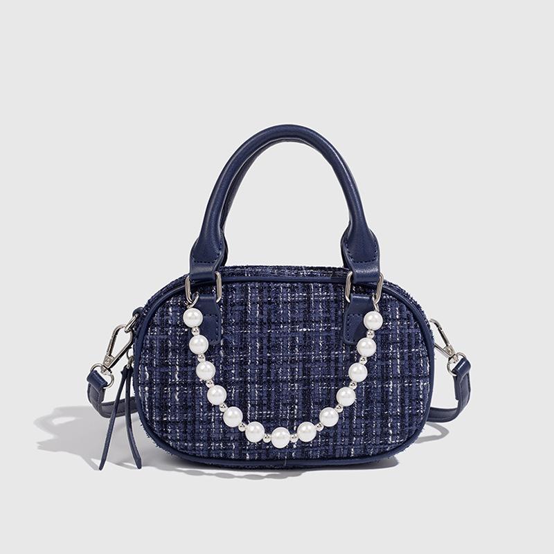 

New Korean style fashiable and casual multi use Instagram super popular crossbody bag, precious string handbag темно-синього кольору