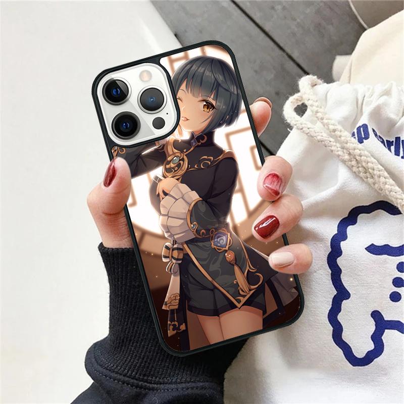 Genshin Impact Xingqiu Phone Case For iPhone 17 Air 15 16 Cover  11 13 14 Pro Max 12 Plus Max Fundas