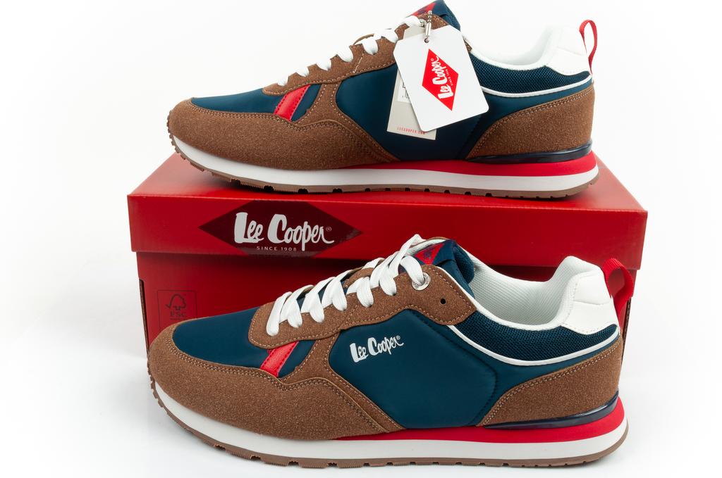 Lee Cooper Memory Pu Mesh Men Brown [LCW-26-03-4122M] Size 40