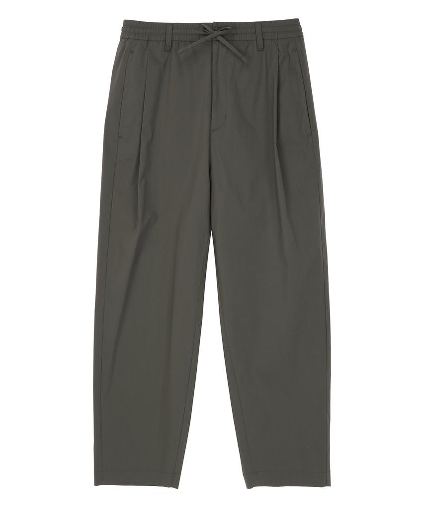 IL CORSO Magic Elastic Wide Pants Grayish Khaki