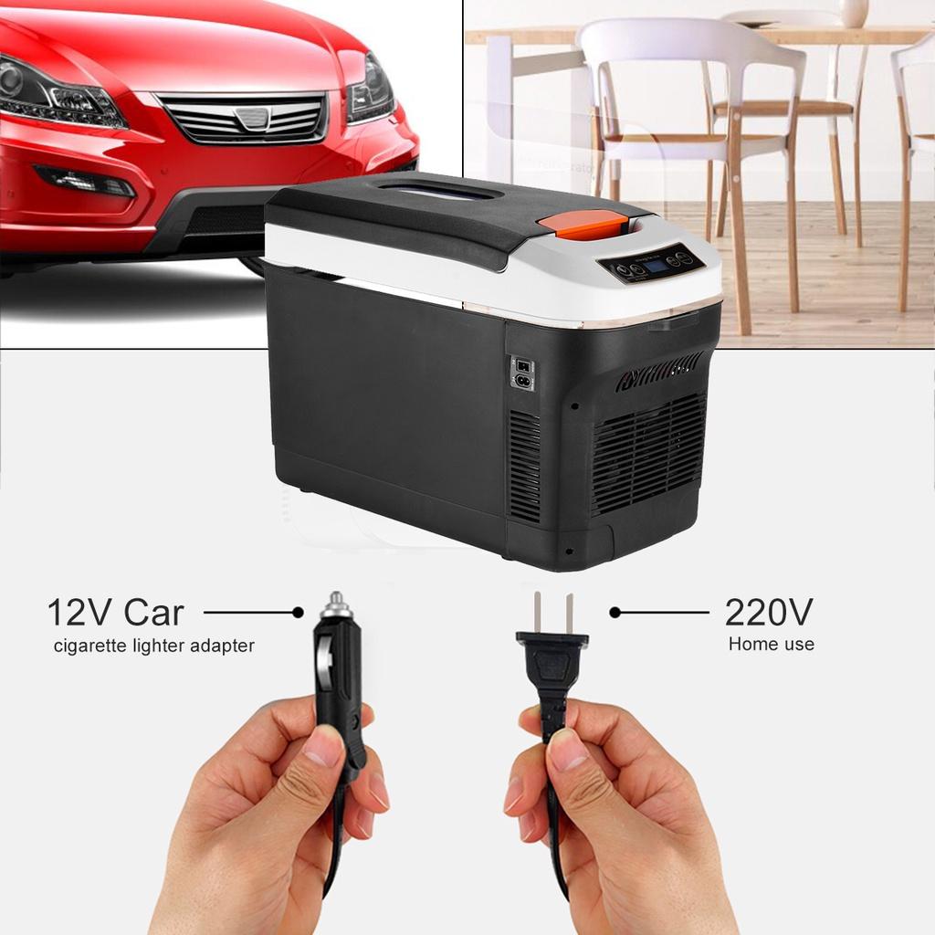 12V/24V Auto Fridge AC 220V 25L Car Mini Refrigerator Compressor Cooler Home Travel Fishing Outdoors Fridge Car Fridge Camping Freezer