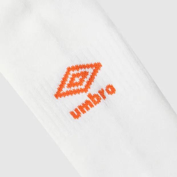 Vertical Wording Cushioning Crew Socks Orange UR123CSC14