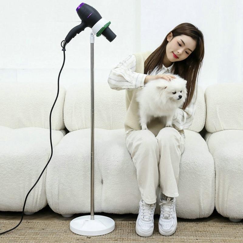 Mehrzweck Verstellbare Höhen Föhnständer Tragbarer Föhnhalter Zubehör für Zuhause und Salons Tägliche Anwendung