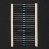 Metal Film Resistor Kit, 1280pcs 1R-10M 1Celsius4W 64 Values Resistor Assortment