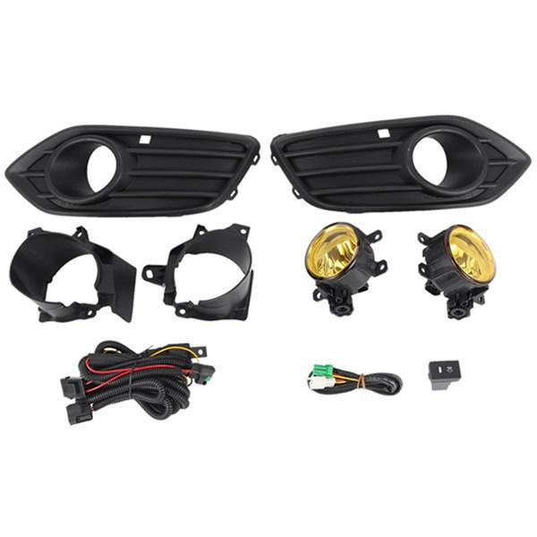 

Honda City 19-20 Front Bumper Fog Light Assembly with Wiring Harness & Switch None