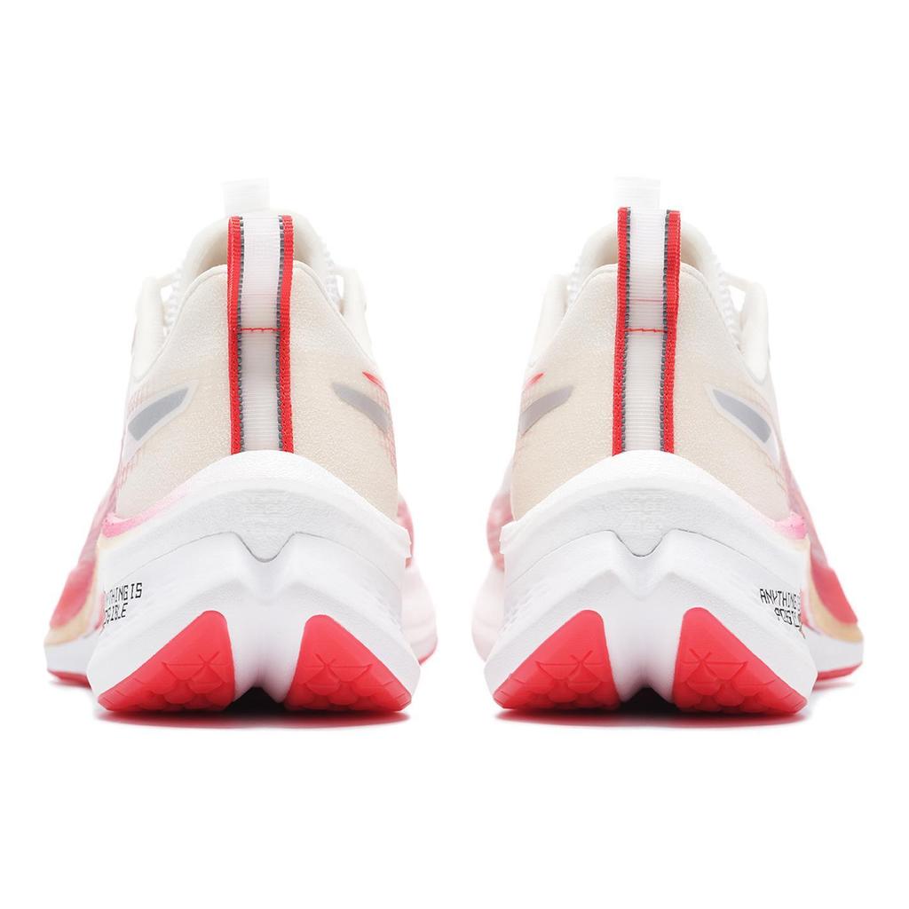 Li Ning Red Hare 7 Pro Cushioning Slip Resistant Abrasion Resistant Low top Running Shoes Men's White Red ARPU001-26