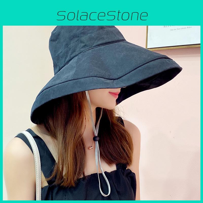 Brim Wide Stylish Summer Sun Protection Fishermans Hat For Women In Trendy Colors