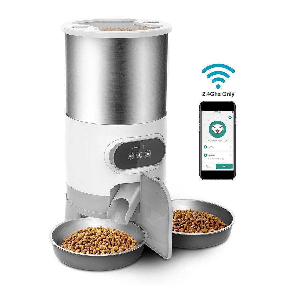 Smart Cat Feeder: Timed, Portion-Controlled, Voice Broadcast, Global Compatibility - Bestseller in EU, US, SEA