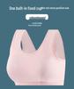 Women's Cotton Vest-Style Bra for Middle-Aged & Elderly: Lightweight Summer T-Shirt Underwear