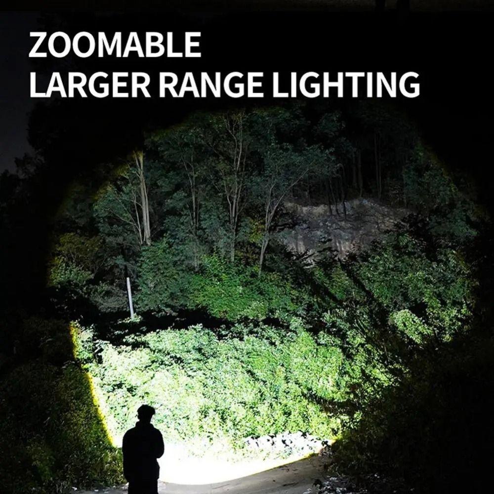 Long-Range Mini Flashlight COB Side Lamp Pocket Torch Durable Floodlight  Hiking