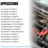 Cold Air Intake System Kit + Heat Shield Red Filter For Golf MK7 TSI TFSI Seat Performance Tuning Car Parts