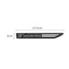 2PCS Stainless Steel Side Wing Badge Emblem Fender for Mercedes Benz C180 C200 C260 C300 W108 W124 W126 W140 W168 W169 W176 LMNOP1