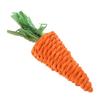 Rabbit Chew Toy Natural Grass Carrot Toy for Rabbits GuineaPigs 5Pcs