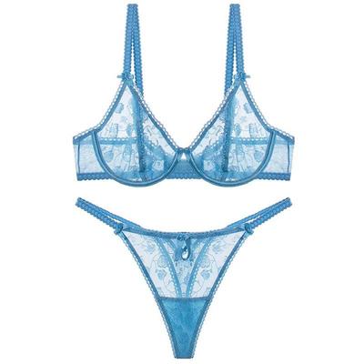 Europäische & Amerikanische Sexy Französische Lingerie: Schlankmachender Flockdruck Übergröße, Anti-Hänge-BH