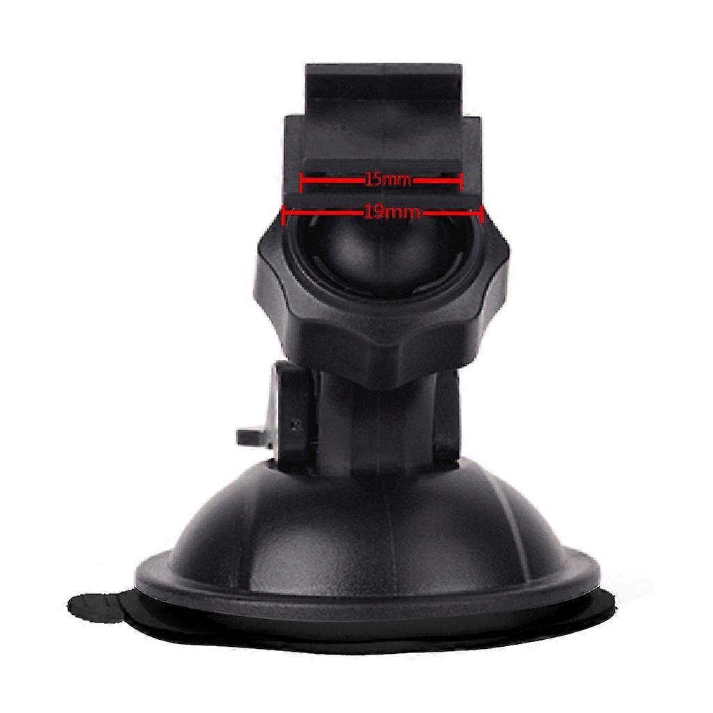 Car Suction Cup For Cam Holder Vehicle Video Recorder On Windshield Dash Board Mount with 5 Types Adapter 360 Degre A Black