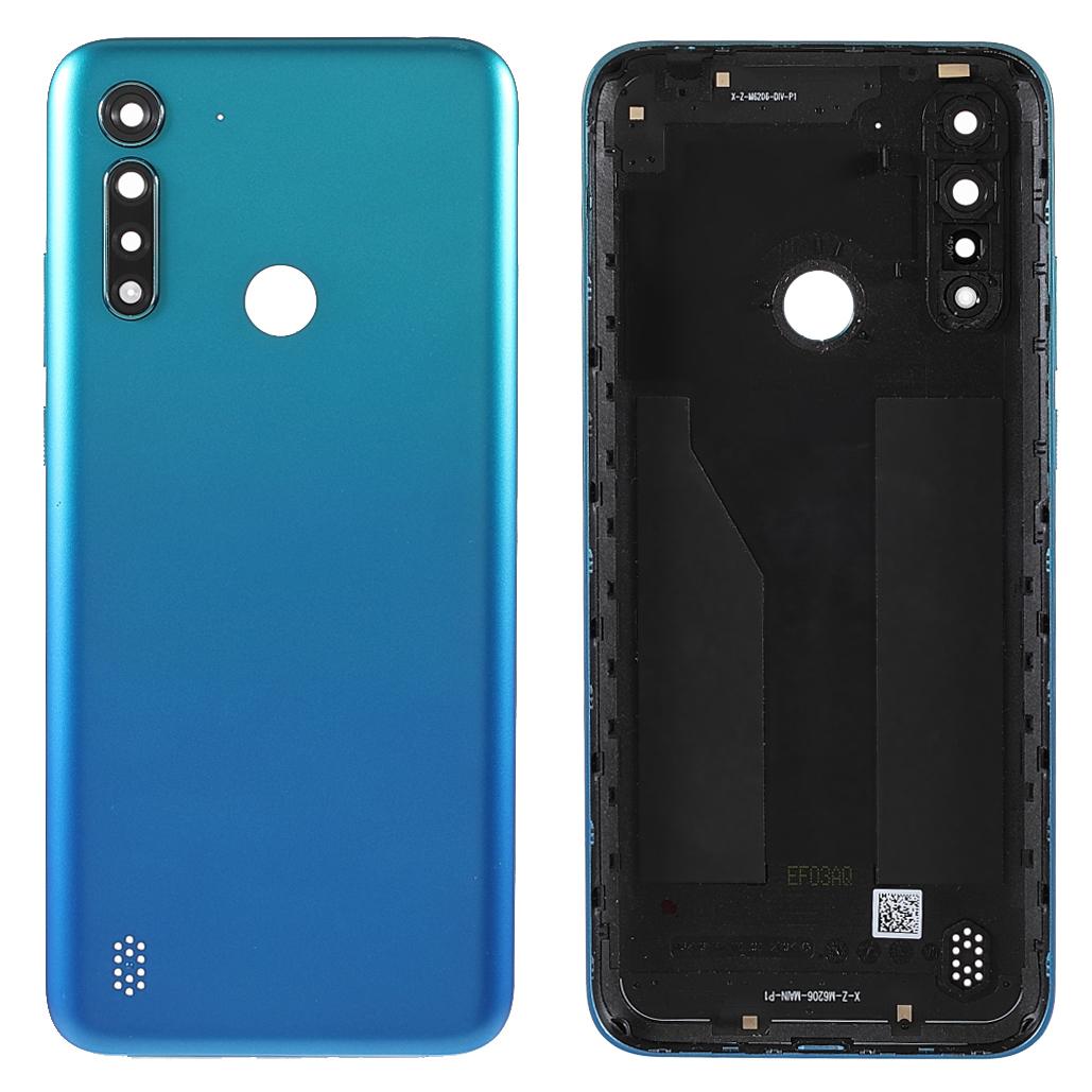 

OEM Rear Housing Back Cover Replacement (without Logo) for Motorola Moto G8 Power Lite Arctic Blue