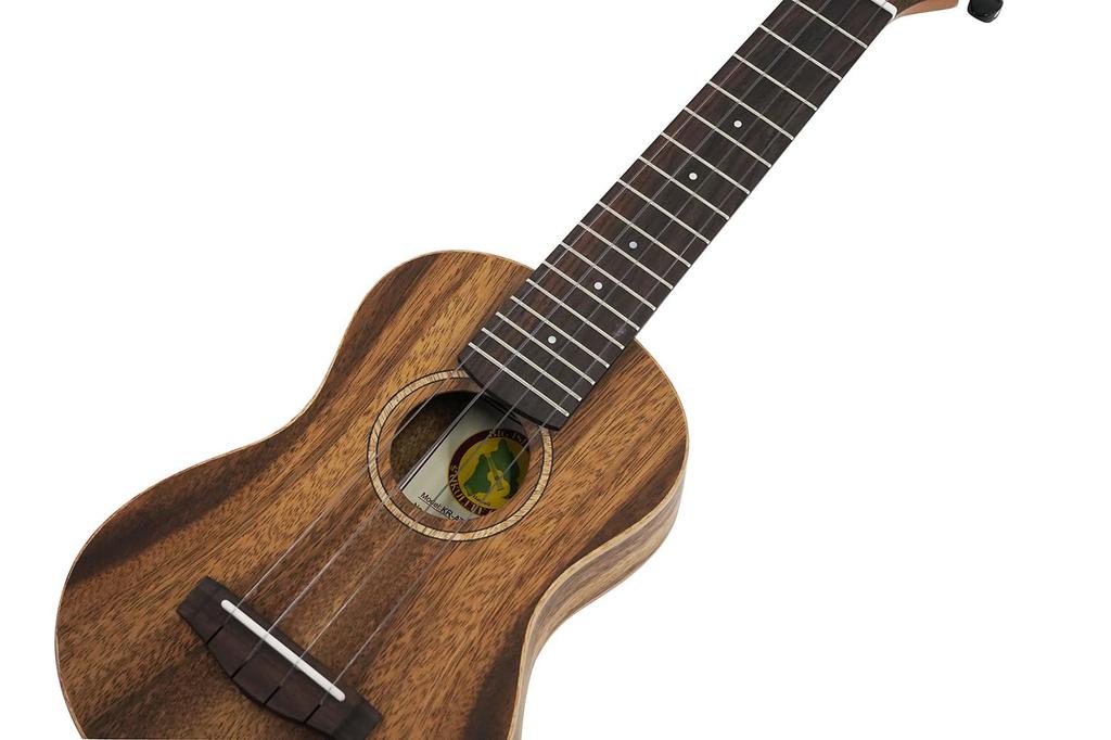 BIG ISLAND Series Soprano Solid Acacia Clear Geared Open Pore KURA-KURA Ukulele, Wood, Tone, Beginner-Friendly, Tuners, Finish, KR-AT-SPS
