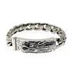 Trendy Brand Jewelry Retro Domineering Dragon Pattern Men's Bracelet Carved Dragon Head