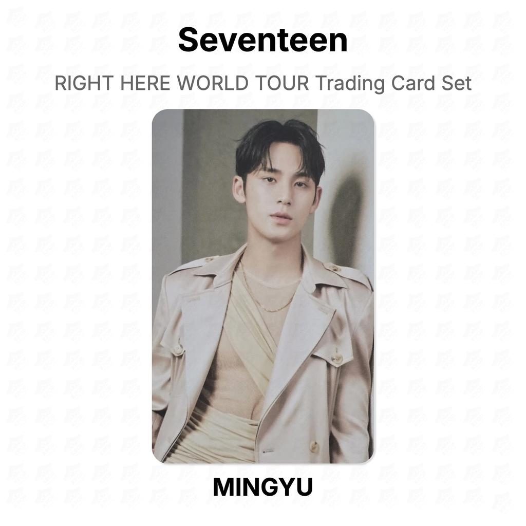 Seventeen RIGHT HERE WORLD TOUR Trading Card Set Official Photocard